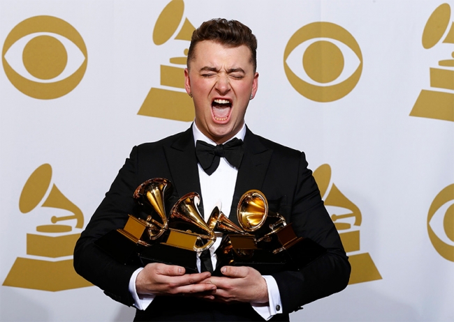 tailoradio_radio_instore_music_design_personalizzato_background_music_digital_signage_grammy_award_2015_sam_smith_artist_winner_vinciotre_palinsesti_musicali_hits