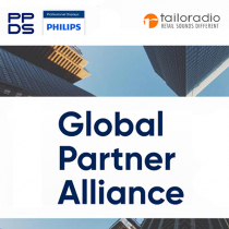 PPDS Philips Professional Displays sceglie Tailoradio per il suo programma   di Global Partner Alliance