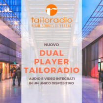 Il Dual Player è finalmente realtà: un unico dispositivo per controllare e riprodurre sia i contenuti audio che video in negozio.